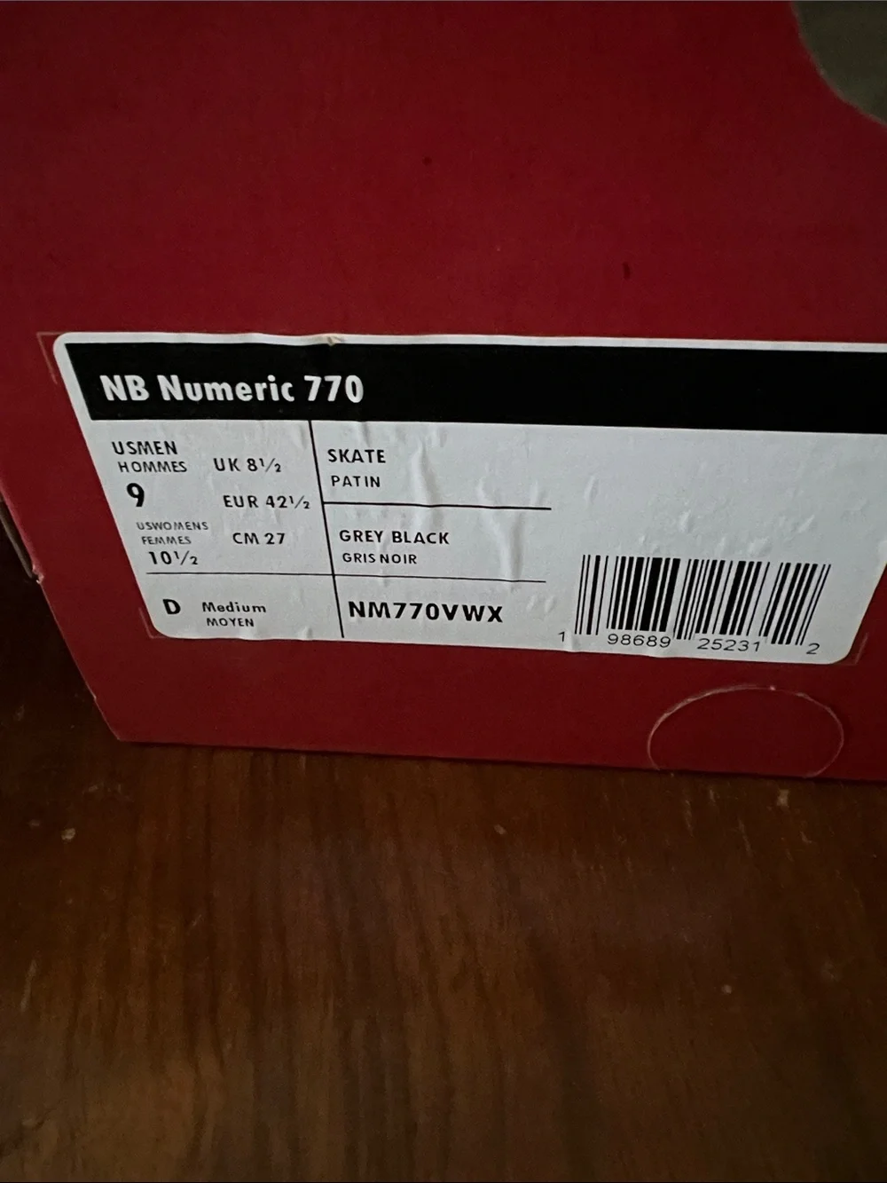 New balance Numeric 770